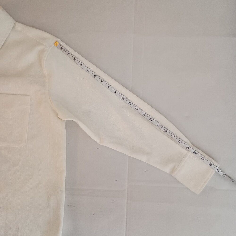 Zara Off White Corduroy Shirt Women’s M Cottagecore - Picture 13 of 15